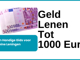 Geld Lenen Tot 1000 Euro