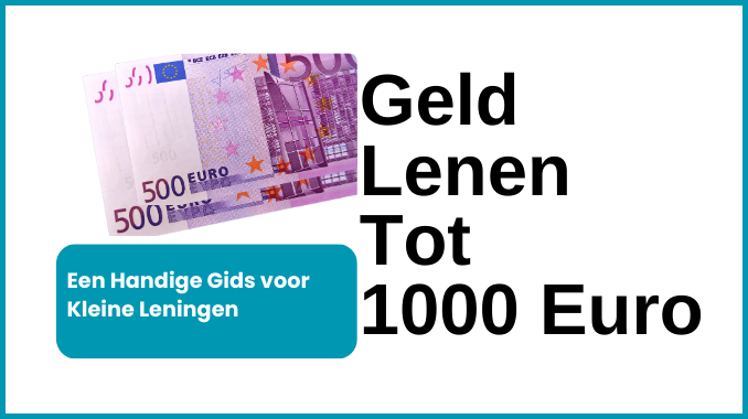 Geld Lenen Tot 1000 Euro